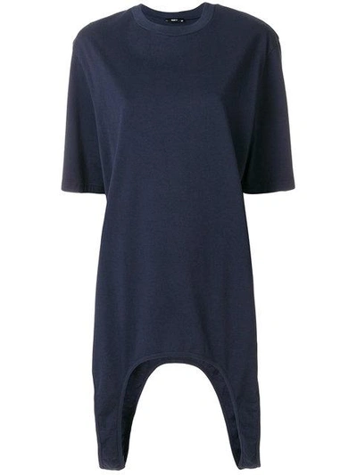 Yang Li Asymmetric T-shirt - Blue