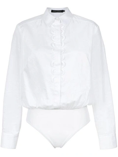 Andrea Marques Shirt Bodysuit - Branco