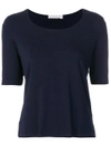 Le Tricot Perugia Basic T-shirt - Blue