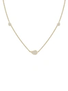 Birks Women's Pétale 18k Yellow Gold & Diamond Station Necklace