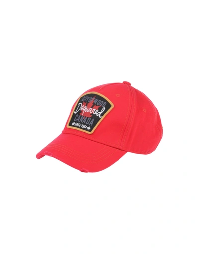 Dsquared2 Hat In Red