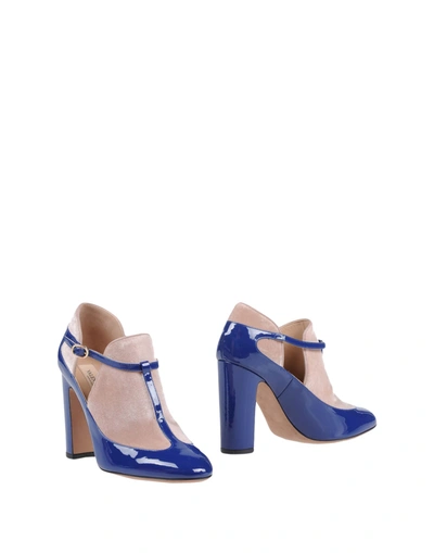 Valentino Garavani Ankle Boot In Blue