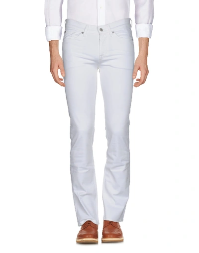 7 For All Mankind Casual Pants In White