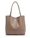 Botkier Soho Heavy Grain Pebbled Leather Tote In Chai/gold