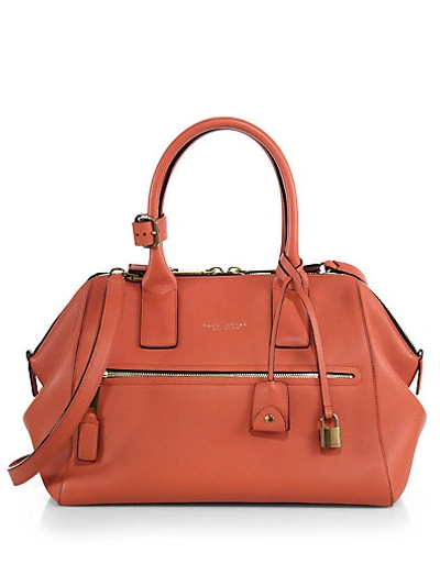 Marc Jacobs Incognito Medium Textured Leather Top-handle Bag In