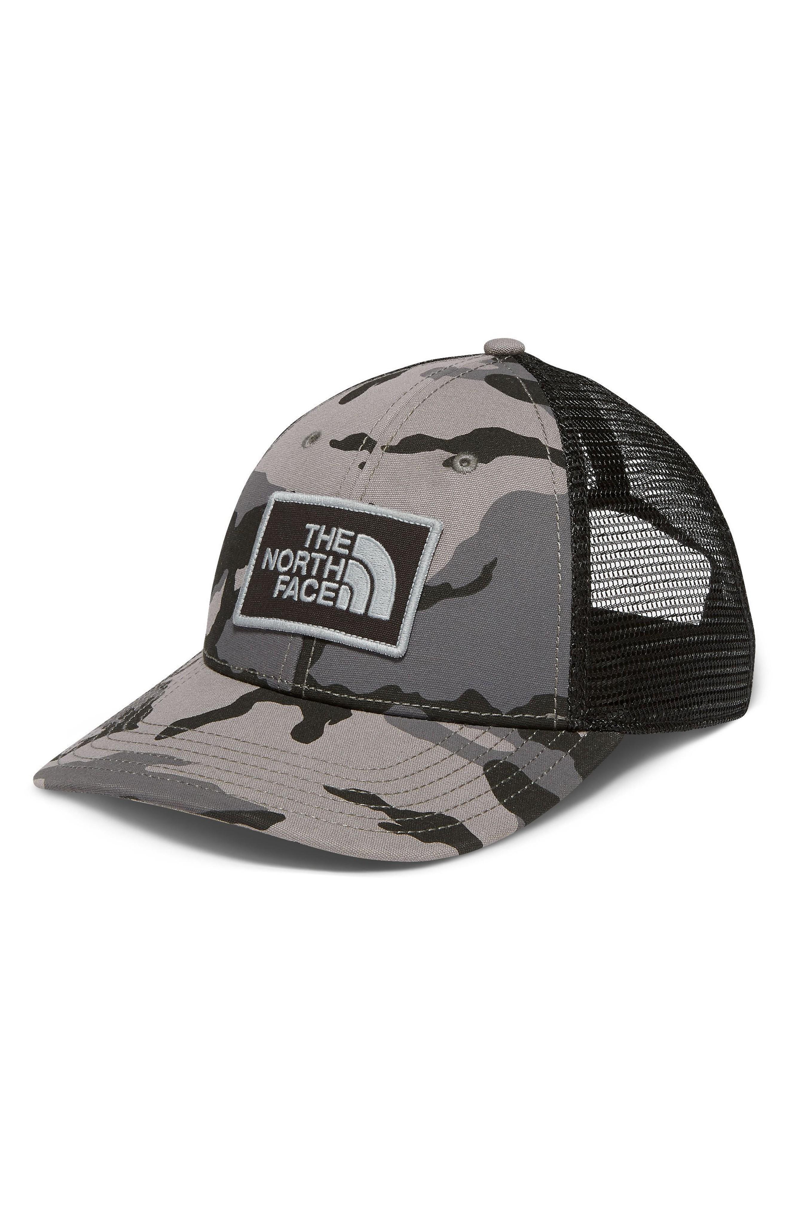 north face camo cap