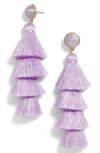 Baublebar Granita Beaded Tassel Earrings In Lavender
