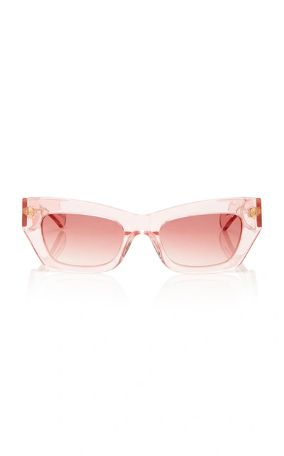 Pared Eyewear Bec + Bridge Petite Amour Acetate Sunglasses In Pink