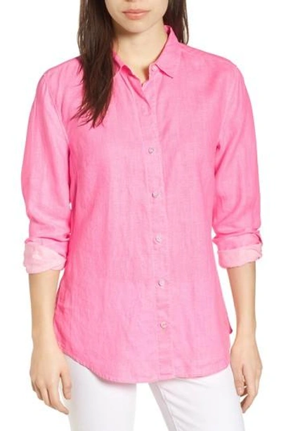 Tommy Bahama Sea Glass Breezer Top In Hot Pink