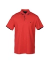 Emporio Armani Polo Shirts In Red