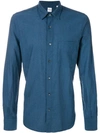 Aspesi Long Sleeve Shirt In Blue