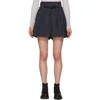 3.1 Phillip Lim Origami Pleated Shorts In Mi401 Midni