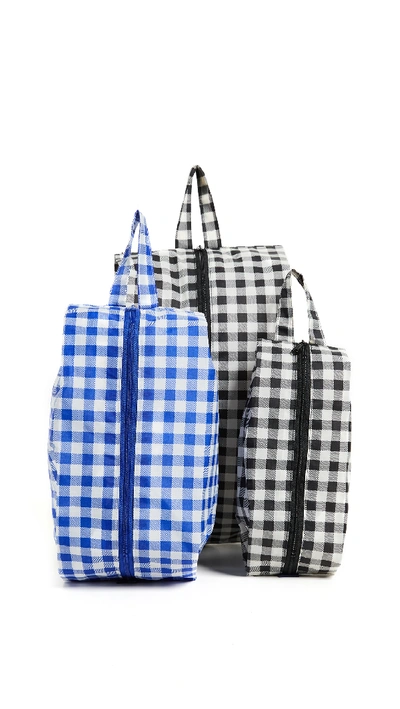 BAGGU 3D Zip Set ギンガム 3D Zip Set – Cameron Marks