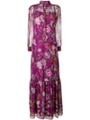 Alberta Ferretti Floral-print Maxi Dress