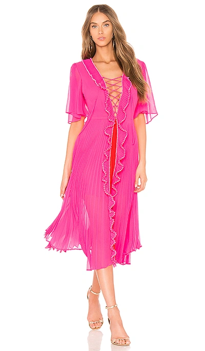 Delfi Gwen Dress In Pink