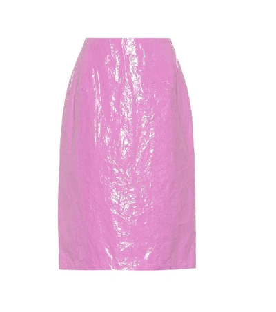 Sies Marjan Cyndi Pencil Skirt In Purple