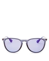 Ray Ban Ray-ban Unisex Mirrored Round Sunglasses, 54mm In Blue/purple