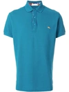 Etro Short Sleeve Polo Shirt In Blue