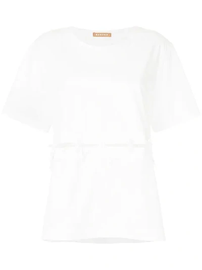 Nehera Tawn Panelled T-shirt In White