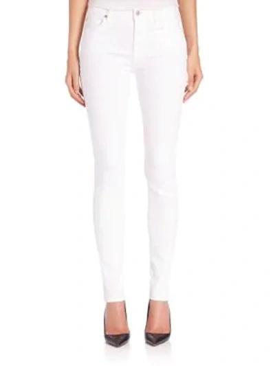 7 For All Mankind The Skinny Jeans In Clean White