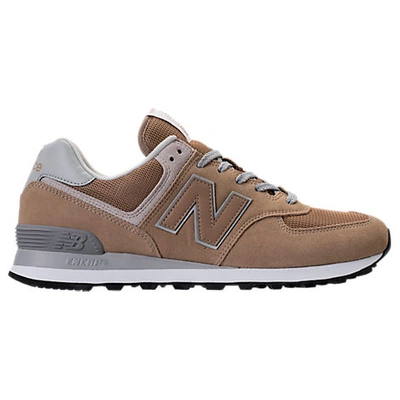 New Balance Men's 574 Casual Sneakers From Finish Line In Brown