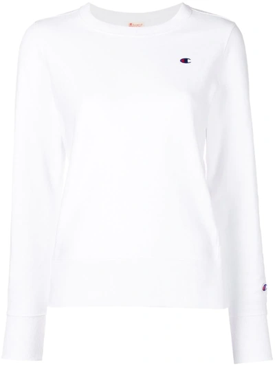 Champion Reverse Weave® Crop Sweatshirt In White