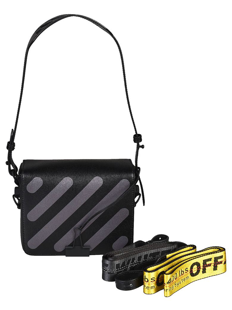 off white side bag