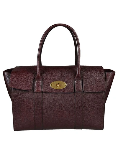 Mulberry Foldover Tote In Brown