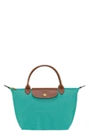 Longchamp Small Le Pliage Top Handle Bag In Blue