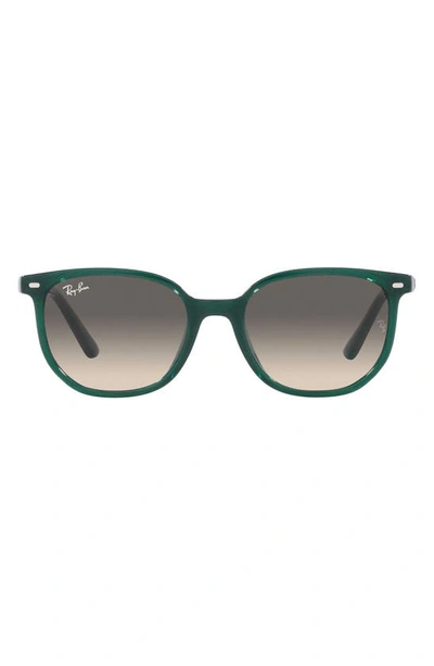 Ray Ban Ray-ban Kids' Elliot Junior 46mm Square Sunglasses In Opal Green