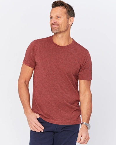 Agave Denim Pete Short Sleeve Crew In Red