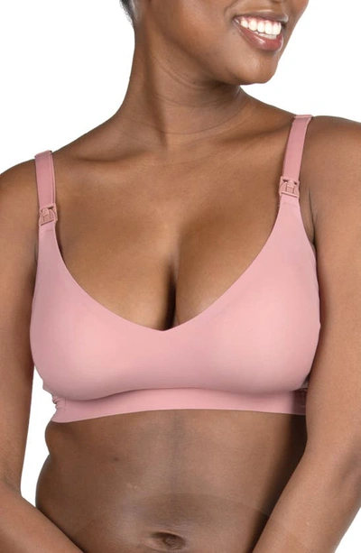 Bravado Designs Enrich Wireless Nursing Bra In Roseclay