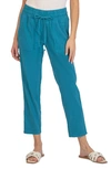 Kut From The Kloth Drawcord Waist Crop Pants In Cerulean