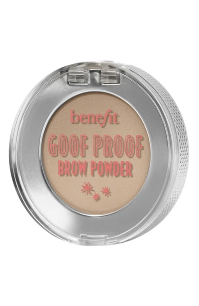 Benefit Cosmetics Goof Proof Brow-filling Powder In Shade 1