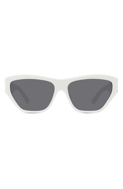 Givenchy 58mm Gradient Cat Eye Sunglasses In Ivory