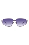 Givenchy Gv Speed Gradient Geometric Sunglasses In Violet