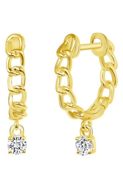 Ron Hami 14k Gold & Diamond Hoop Earrings