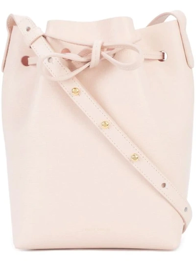 Mansur Gavriel Mini Bucket Bag In Pink