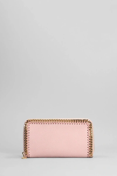 Stella Mccartney Wallet In Rose-pink Polyester