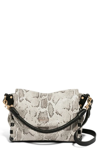 Aimee Kestenberg Zen Convertible Crossbody In Almond Snake Print