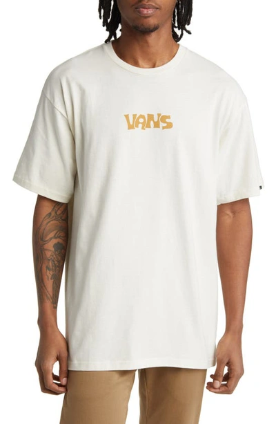 Vans Off The Broccoli Cotton Graphic T-shirt In Antique White