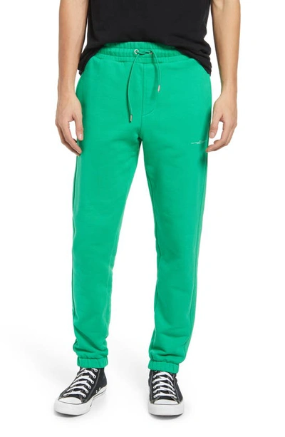 Frame Tie Waist Joggers In Pop Green