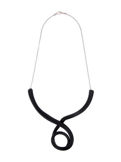 Idonthaveasister Vortex Necklace In Black