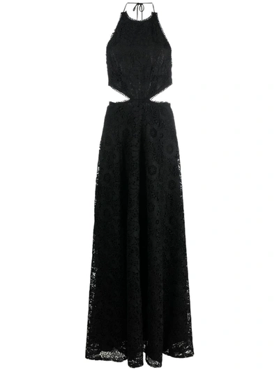 Sabina Musayev Doro Cut Our Maxi Dress In Black