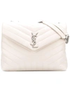 Saint Laurent Ladies Baby Pink Elegant Monogram Loulou Leather Shoulder Bag