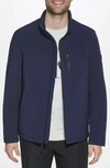 Calvin Klein Softshell Jacket In New Navy