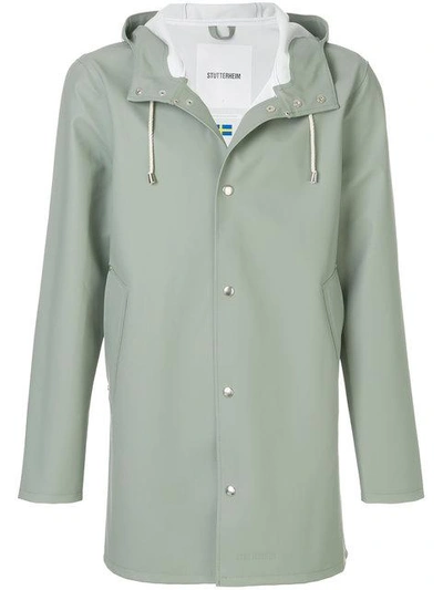 Stutterheim Stockholm Coat In Green