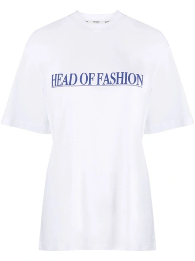 Sunnei Head Of Fashion T-shirt In White