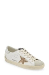 Golden Goose Superstar Leather Glitter Low-top Sneakers In White Ice Gold Si