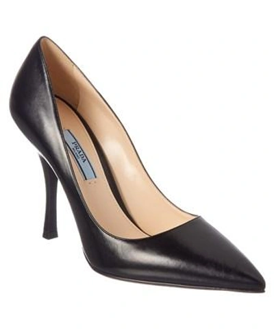 Prada 100 Leather Pointy In Nocolor
